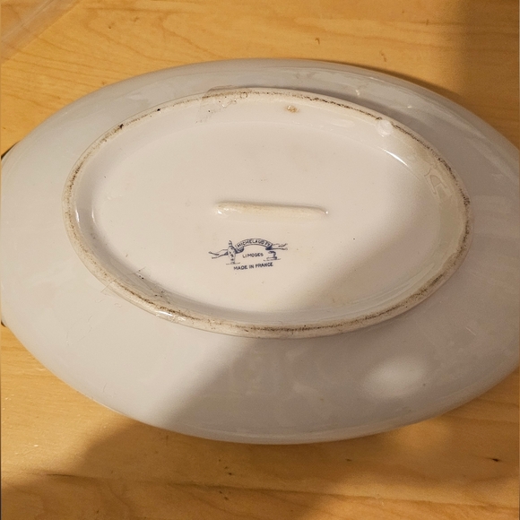 Vintage Michelaud Limoges Made in France 13 inch lidded serving dish - Picture 10 of 13